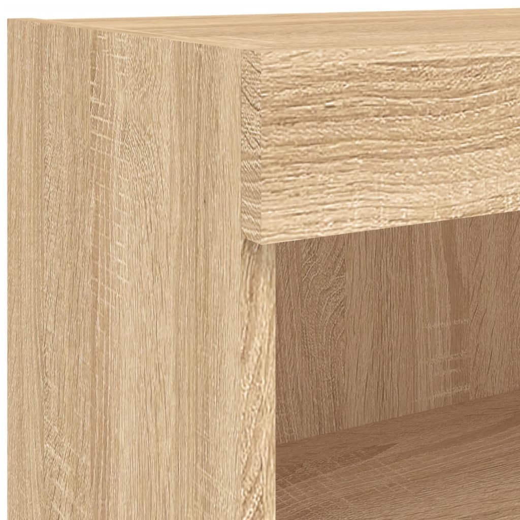 Mobili Tv A Muro Con Led 6Pz Legno Multistrato