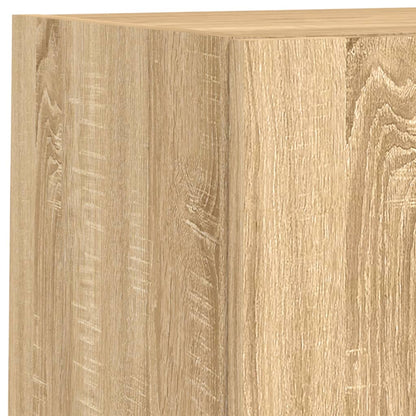 Mobili Tv A Muro Con Led 6Pz Legno Multistrato