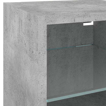 Mobili Tv A Muro Con Led 4Pz Legno Multistrato