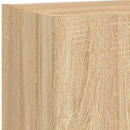 Mobili Tv A Muro Con Led 5Pz Legno Multistrato