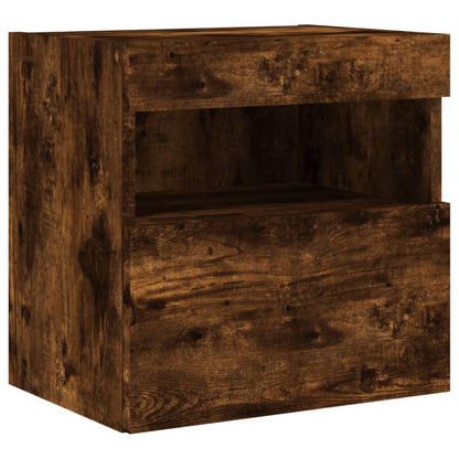 Mobili Tv A Muro Con Led 6Pz In Legno Multistrato