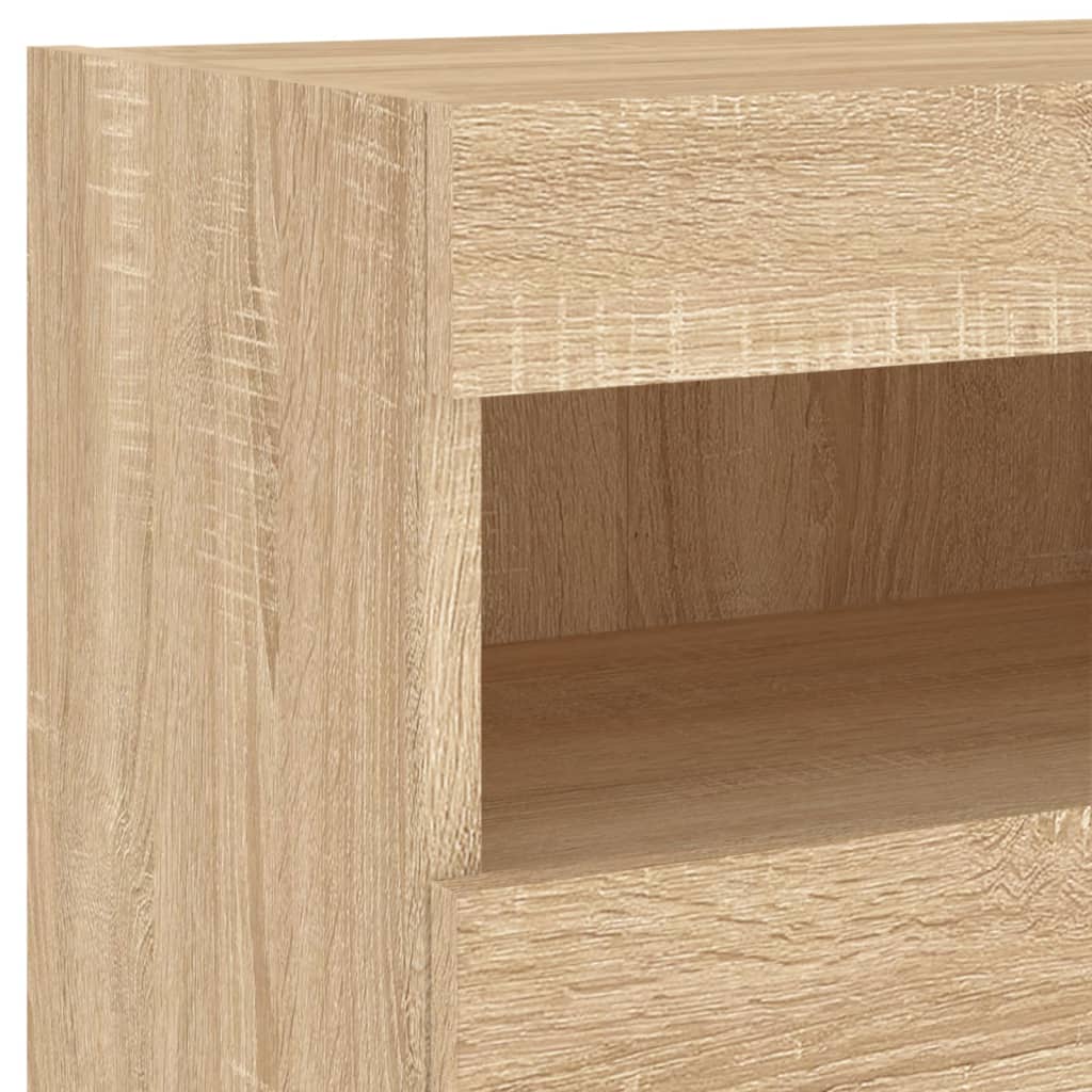 Mobili Tv A Muro Con Led 5Pz Legno Multistrato