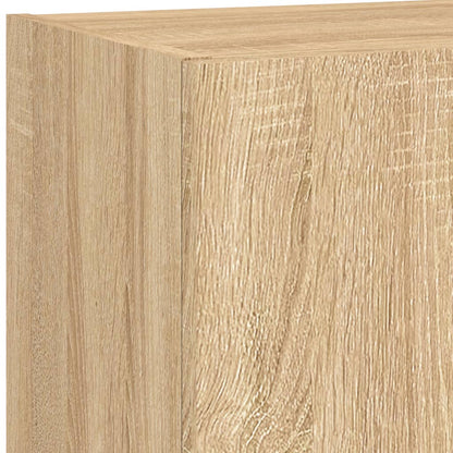 Mobili Tv A Muro Con Led 5Pz Legno Multistrato