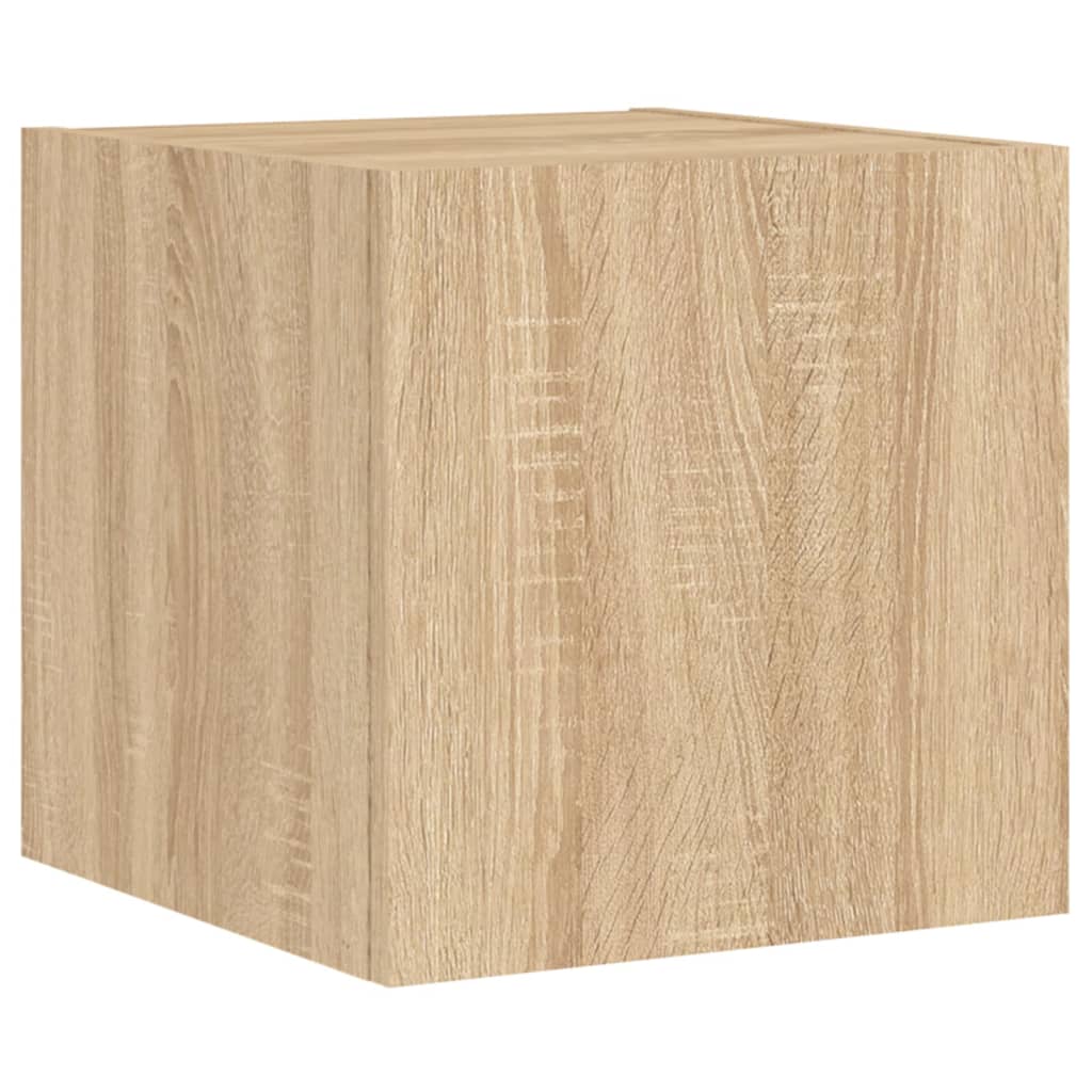 Mobili Tv A Muro 6Pz Con Luci Led