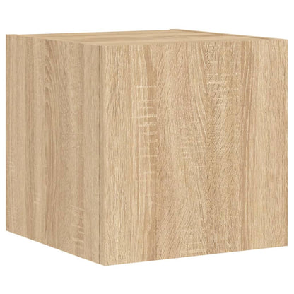 Mobili Tv A Muro 6Pz Con Luci Led