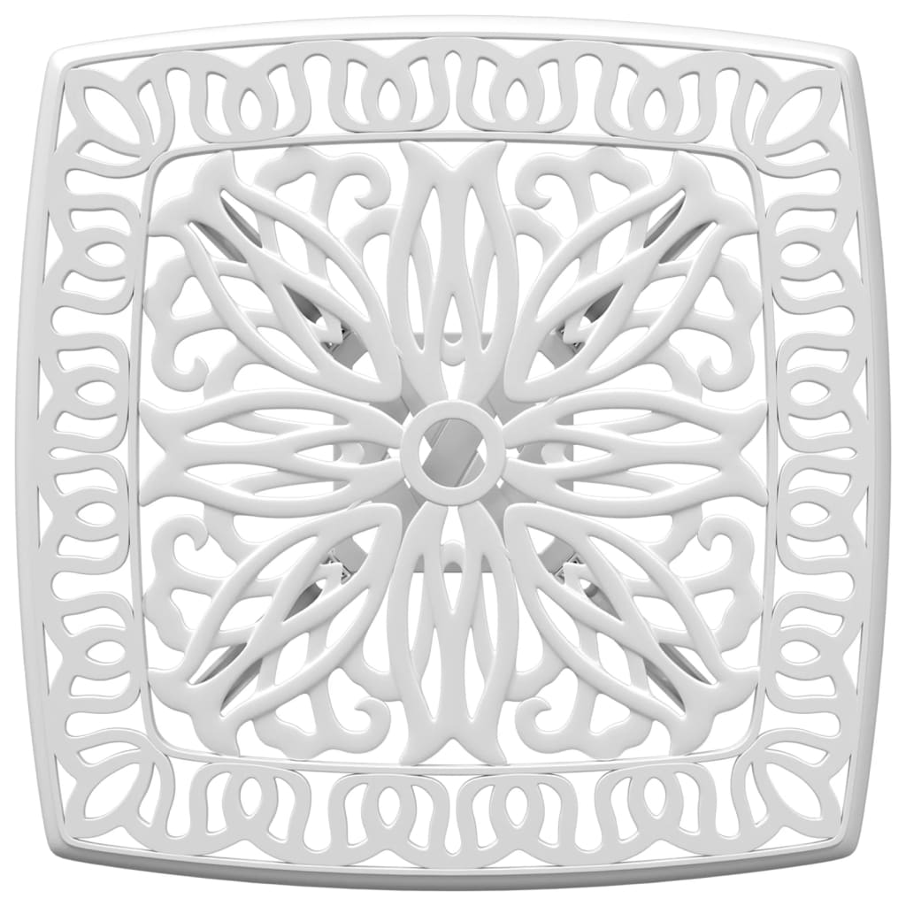 Tavolo Da Giardino 53X53X53 Cm In Alluminio Pressofuso