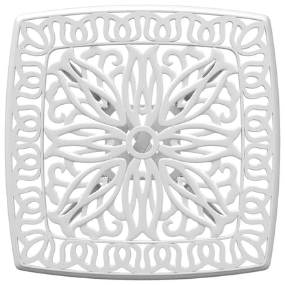 Tavolo Da Giardino 53X53X53 Cm In Alluminio Pressofuso