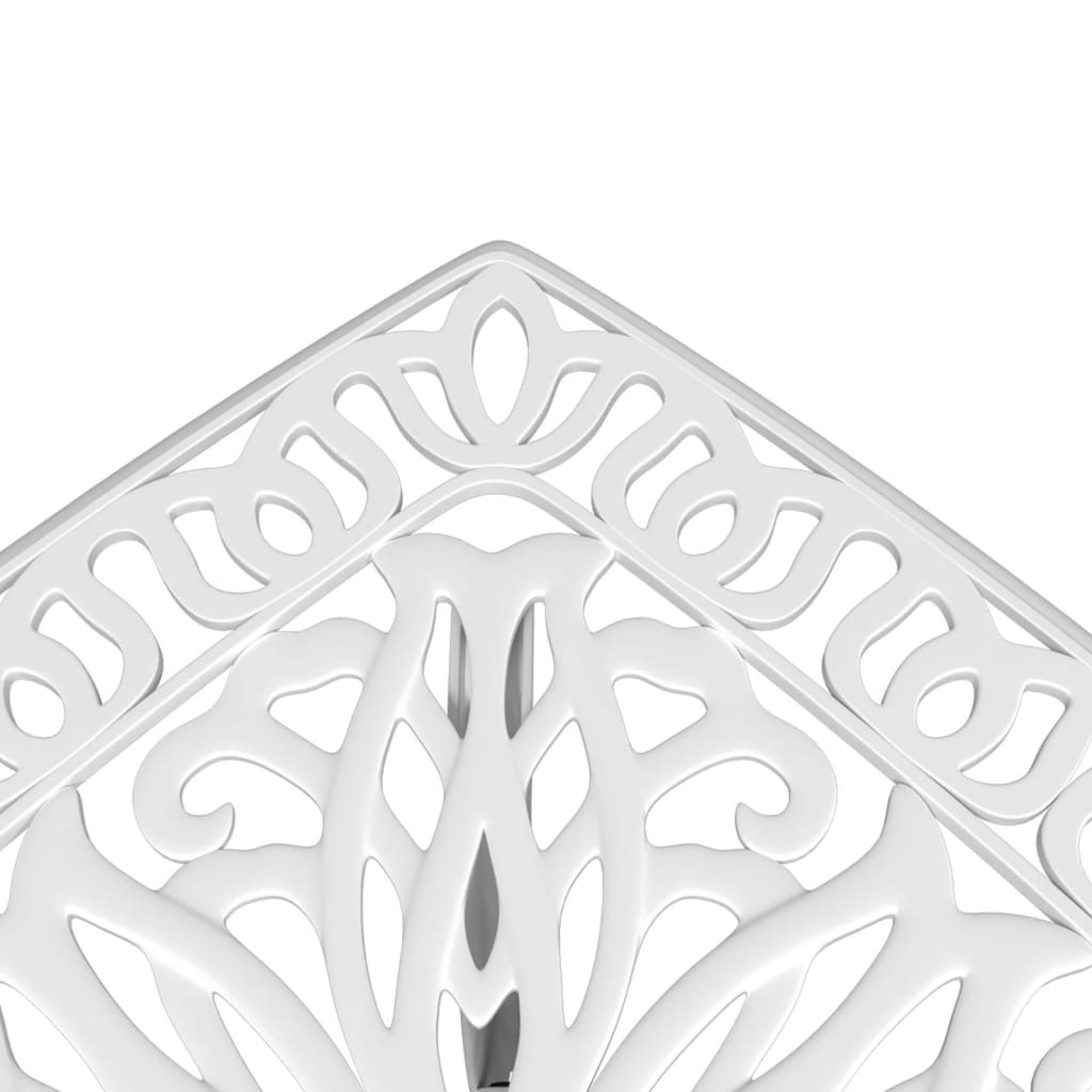Tavolo Da Giardino 53X53X53 Cm In Alluminio Pressofuso