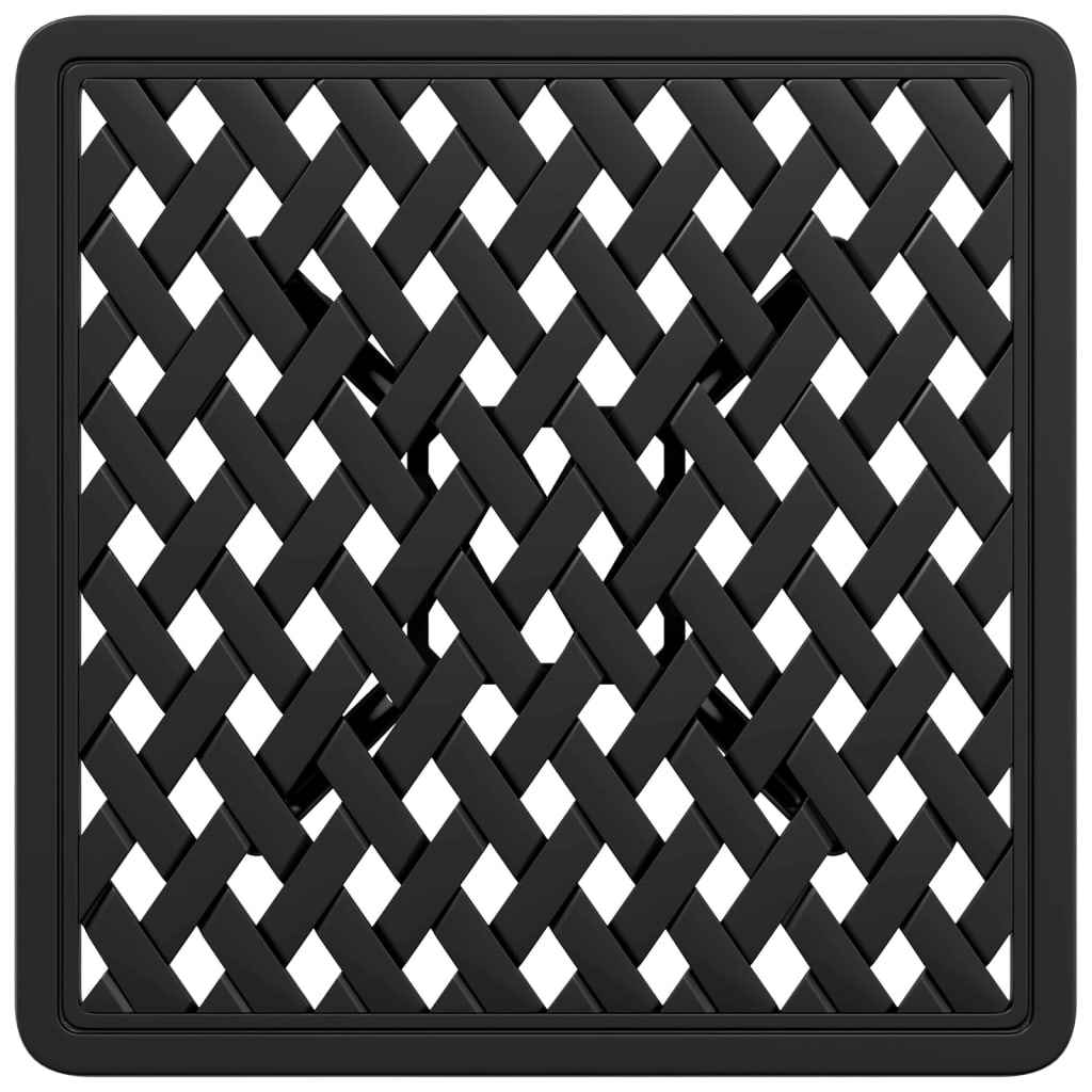 Tavolo Da Giardino 53X53X53 Cm In Alluminio Pressofuso