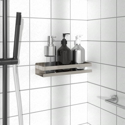 Mensola Per Doccia 23X6,5X6 Cm In Acciaio Inox 304 Spazzolato