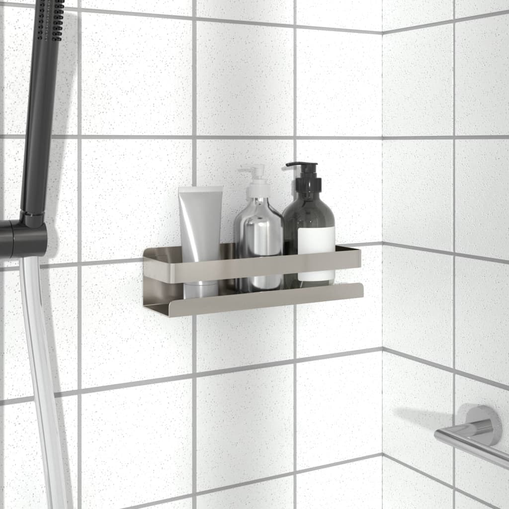 Mensola Per Doccia 23X6,5X6 Cm In Acciaio Inox 304 Spazzolato
