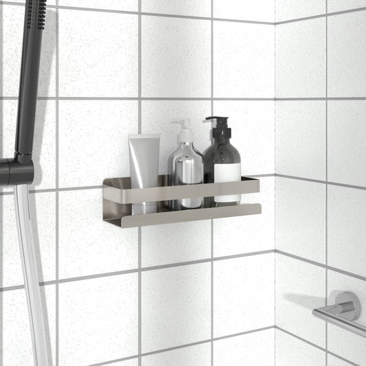 Mensola Per Doccia 23X6,5X6 Cm In Acciaio Inox 304 Spazzolato