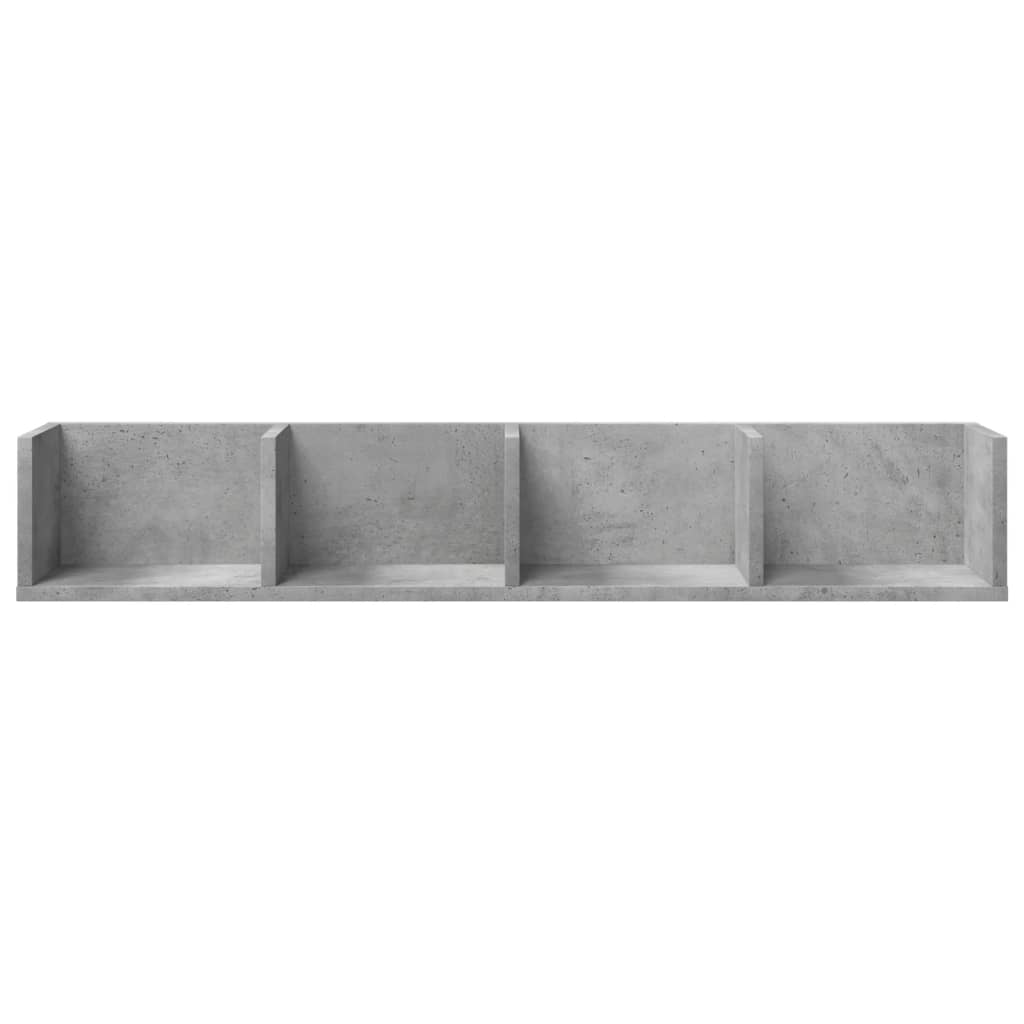 Mobili Parete 2 Pz 99X18X16,5 Cm In Multistrato Grigio Cemento
