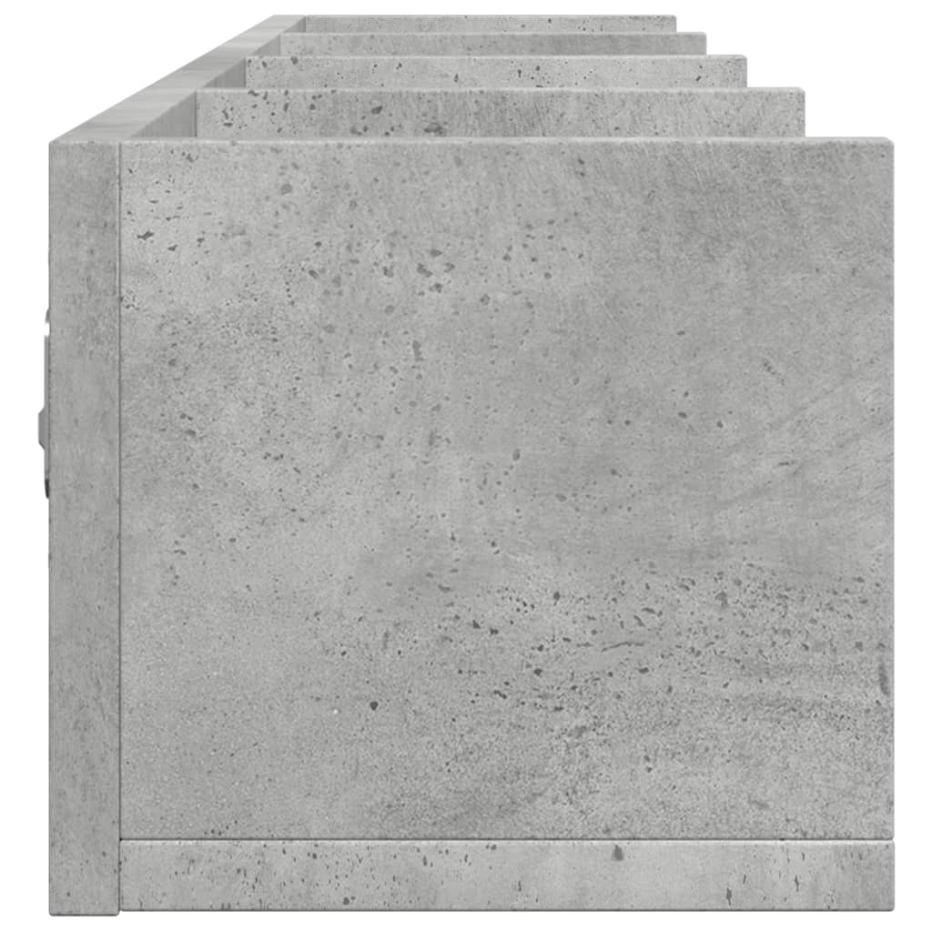Mobili Parete 2 Pz 99X18X16,5 Cm In Multistrato Grigio Cemento