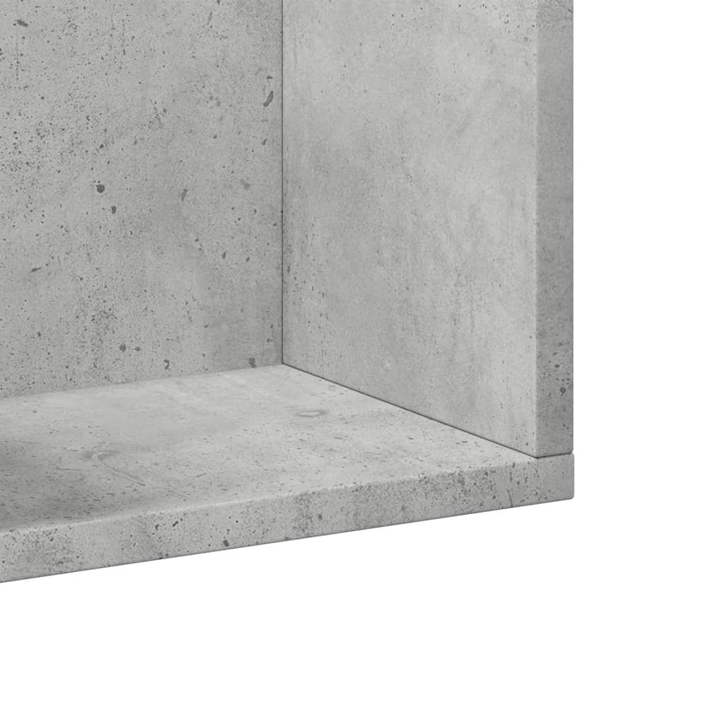 Mobili Parete 2 Pz 99X18X16,5 Cm In Multistrato Grigio Cemento