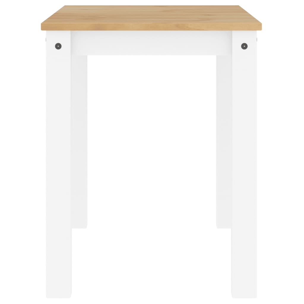 Tavolo Da Pranzo Panama 112X60X75 Cm Legno Massello Pino