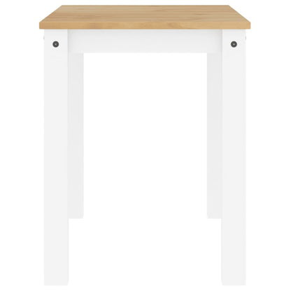 Tavolo Da Pranzo Panama 112X60X75 Cm Legno Massello Pino