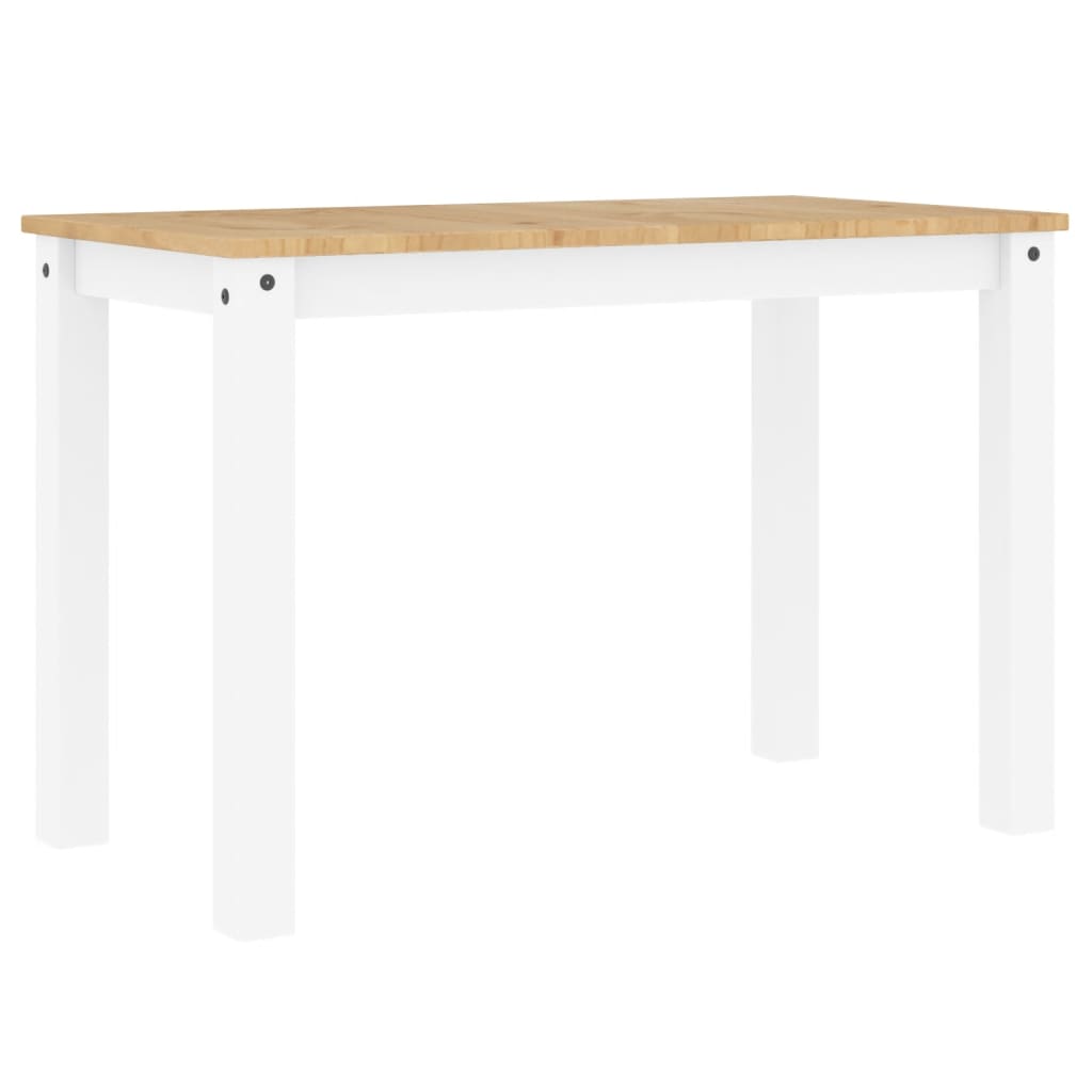 Tavolo Da Pranzo Panama 112X60X75 Cm Legno Massello Pino