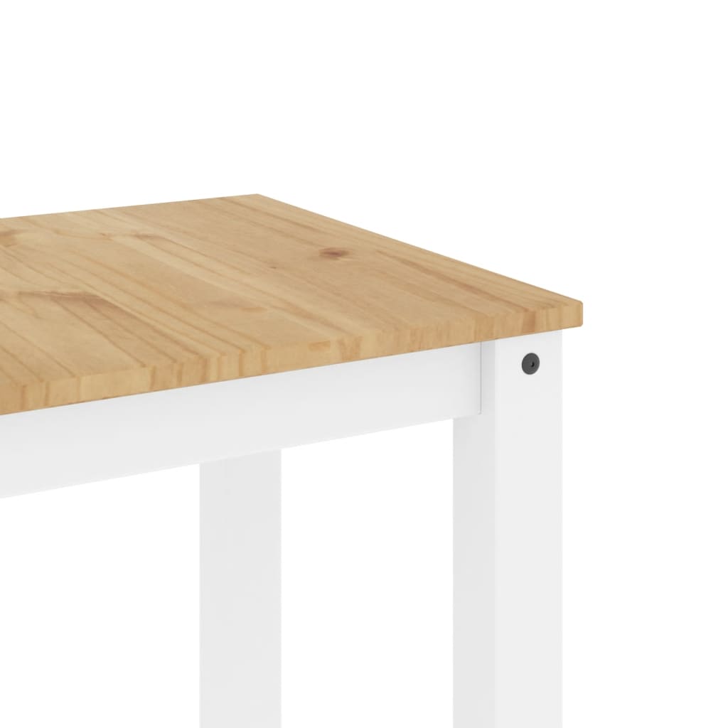 Tavolo Da Pranzo Panama 112X60X75 Cm Legno Massello Pino