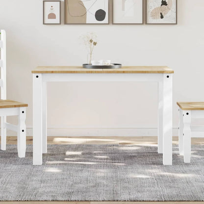 Tavolo Da Pranzo Panama 112X60X75 Cm Legno Massello Pino