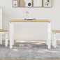 Tavolo Da Pranzo Panama 112X60X75 Cm Legno Massello Pino