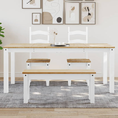 Tavolo Da Pranzo Panama 112X60X75 Cm Legno Massello Pino