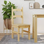 Sedie Da Pranzo 2 Pz Grigie 40X46X99 Cm Legno Massello Di Pino