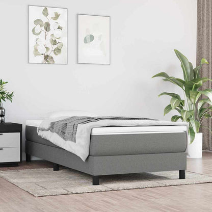 Materasso A Molle Insacchettate Rigidità Media 100X200X20 Cm Grigio Scuro