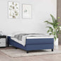 Materasso A Molle Insacchettate Rigidità Media 90X190X20 Cm In Tessuto Blu