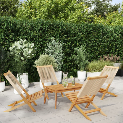 Sedie Da Giardino Pieghevoli 6Pz Legno Massello Di Acacia
