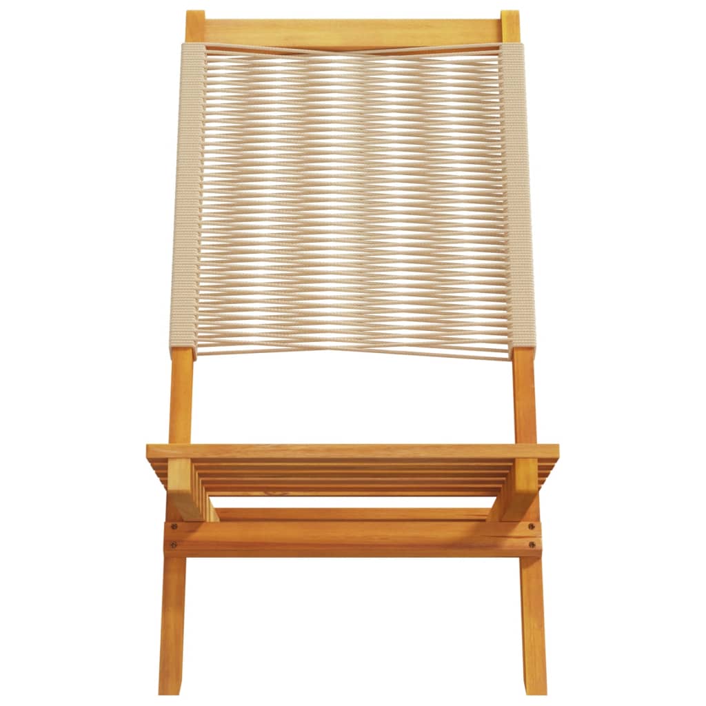 Sedie Da Giardino Pieghevoli 6Pz Legno Massello Di Acacia