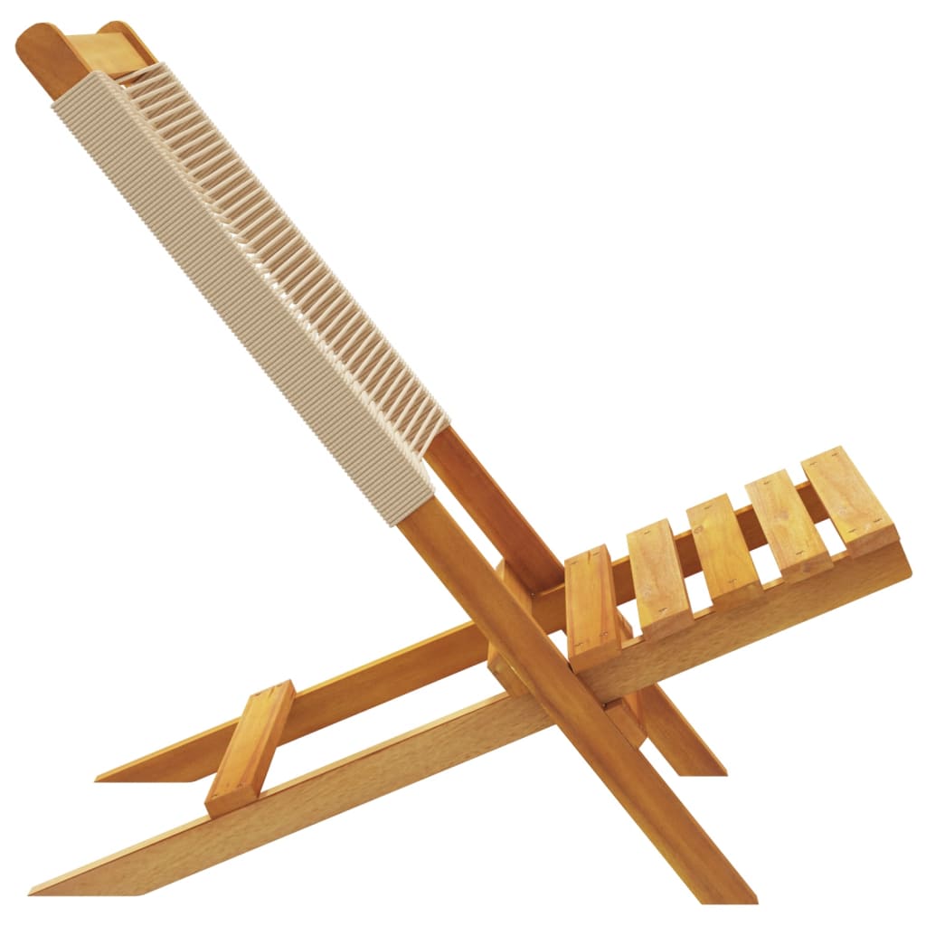 Sedie Da Giardino Pieghevoli 6Pz Legno Massello Di Acacia