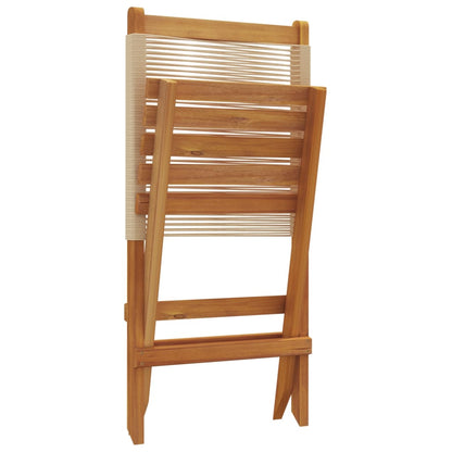 Sedie Da Giardino Pieghevoli 6Pz Legno Massello Di Acacia