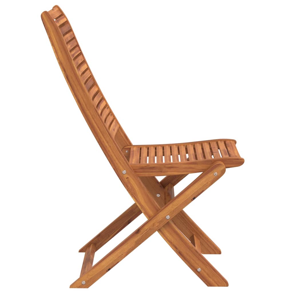 Sedie Da Giardino Pieghevoli 6 Pz 51X66X95 Cm Legno Di Acacia