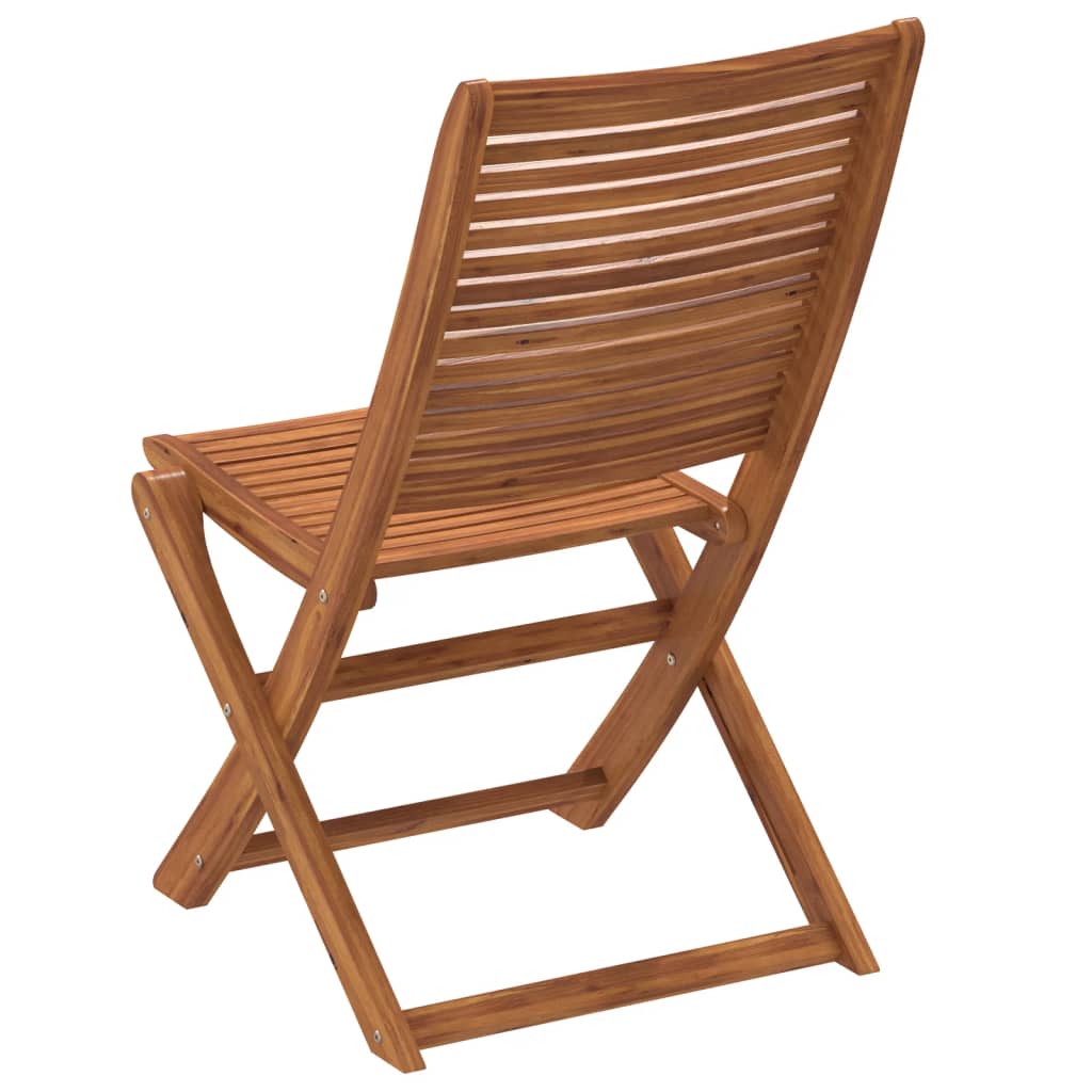 Sedie Da Giardino Pieghevoli 6 Pz 51X66X95 Cm Legno Di Acacia