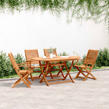 Sedie Da Giardino Pieghevoli 6 Pz 51X66X95 Cm Legno Di Acacia