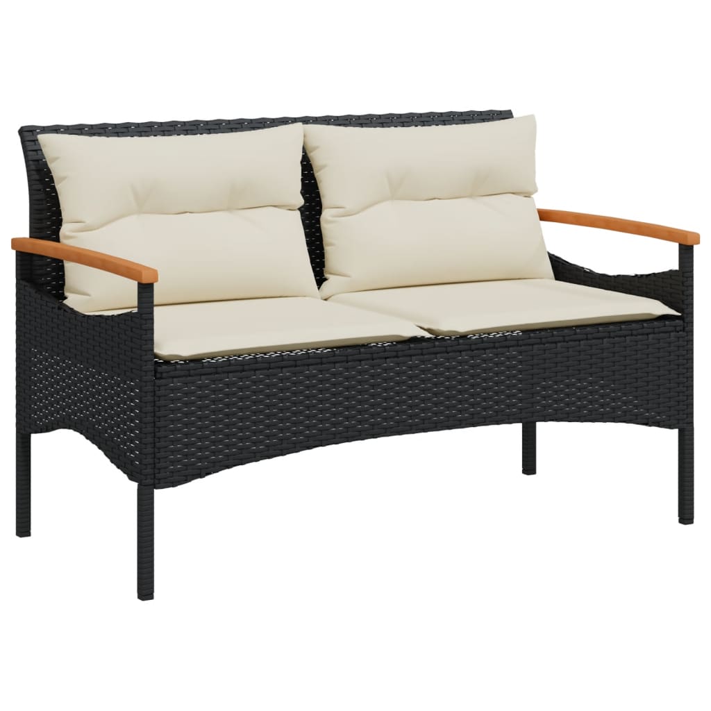 Set Divani Da Giardino 4 Pz Con Cuscini In Polyrattan