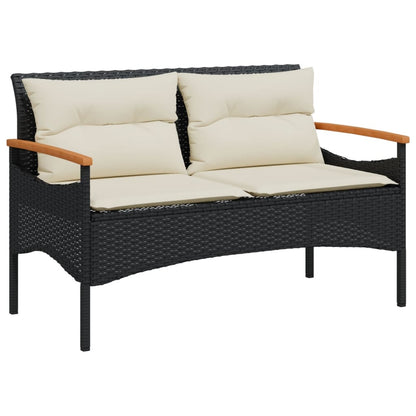 Set Divani Da Giardino 4 Pz Con Cuscini In Polyrattan