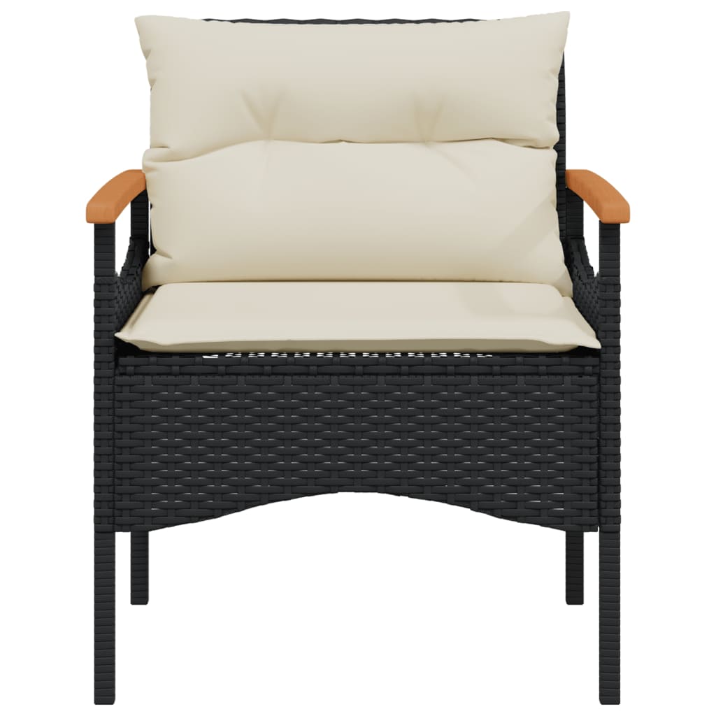 Set Divani Da Giardino 4 Pz Con Cuscini In Polyrattan