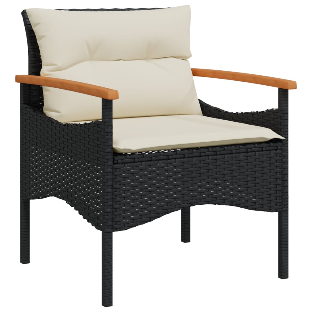 Set Divani Da Giardino 4 Pz Con Cuscini In Polyrattan