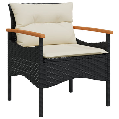 Set Divani Da Giardino 4 Pz Con Cuscini In Polyrattan
