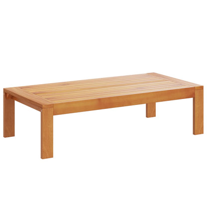 Set Divano Da Giardino 3Pz Con Cuscini Legno Massello Di Acacia