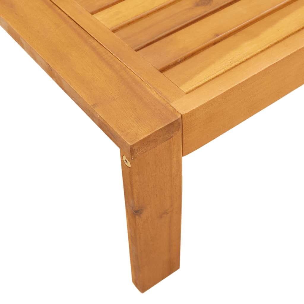 Set Divano Da Giardino 3Pz Con Cuscini Legno Massello Di Acacia