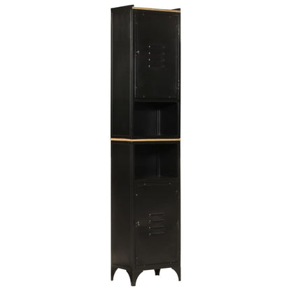 Set Mobili Da Bagno 5 Pz In Ferro E Legno Massello Di Mango