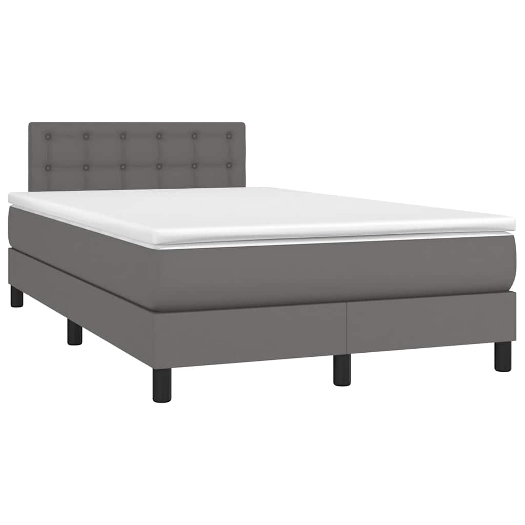 Giroletto Molle Con Materasso E Led 160X200Cm Similpelle