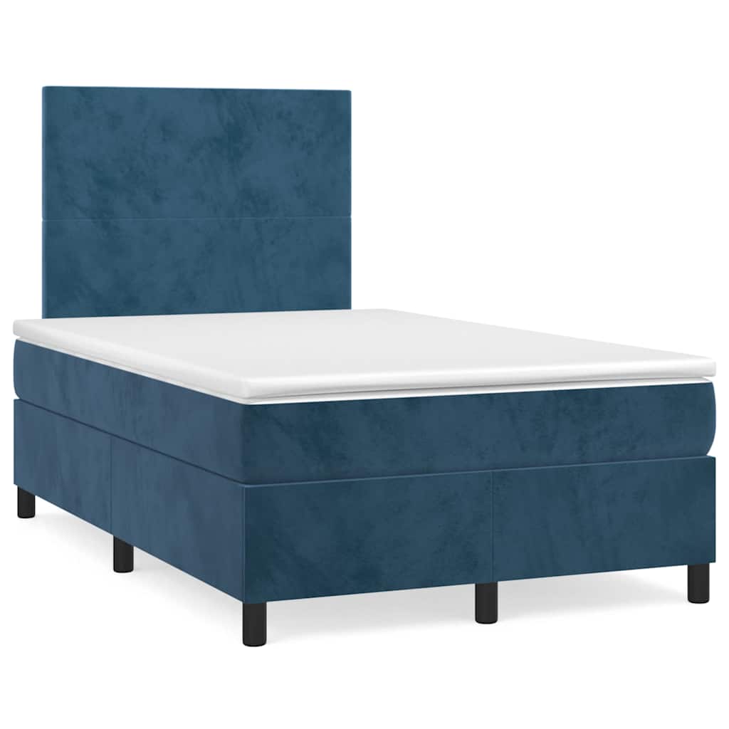 Letto A Sorgente Led Con Materasso Velluto