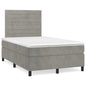 Letto A Sorgente Led Con Materasso Velluto