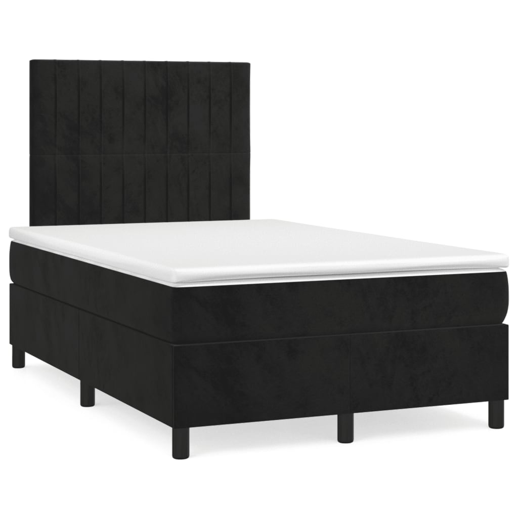 Letto A Sorgente Led Con Materasso Velluto