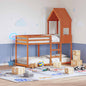 Letto A Castello Senza Materasso 90X190Cm Massello Pino