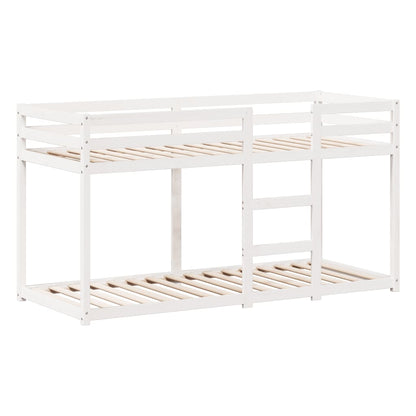 Letto A Castello Senza Materasso 90X190Cm Massello Pino